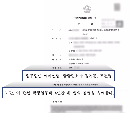 집행유예 처분서