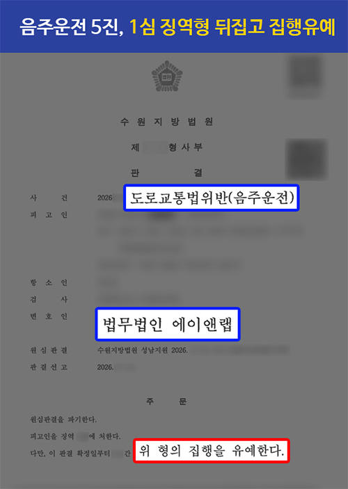 261007 음주 판결문